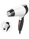 Professional Hair Dryer 2200W &ndash; Salon-Grade Fast Drying Hair Dryer, Lightweight with Multiple Heat &amp; Speed Settings, Cool Shot, White &amp; Black Design for Home &amp; Salon Use
