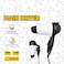 Professional Hair Dryer 2200W &ndash; Salon-Grade Fast Drying Hair Dryer, Lightweight with Multiple Heat &amp; Speed Settings, Cool Shot, White &amp; Black Design for Home &amp; Salon Use
