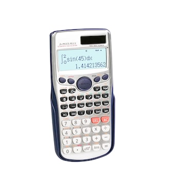 Scientific Calculator 10+2 Digits &ndash; 417 Functions, 2-Line Large Display, Dual Power (Solar &amp; Battery), Math &amp; Science Calculator for Students, Exams, School &amp; College Use
