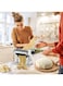 Manual Pasta Maker Machine &ndash;  Stainless Steel Noodle Maker with Dough Roller &amp; 1&ndash;4mm Adjustable Spaghetti Cutter, Automatic Pasta Pressing Machine