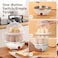 Double Layer Egg Cooker &ndash; 350W Electric Egg Boiler for 14 Eggs with Auto Shut-Off, BPA-Free Rapid Egg Steamer for Soft, Medium, Hard-Boiled Eggs (White)
