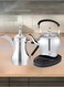 Premium Coffee Pot Set &ndash; Stainless Steel Coffee Server with Cups &amp; Tray   Elegant Arabic/Turkish Coffee Set for Home, Office &amp; Gifting   Heat-Resistant Handle