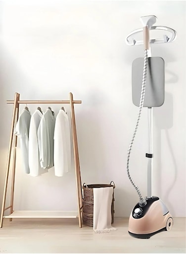 Professional 2-in-1 Garment Steamer &ndash; 2000W Flatbed &amp; Vertical Clothes Steamer with Fast Heating, Large 1.8L Water Tank, Adjustable Steam for All Fabrics