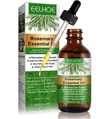 2PCS Rosemary Oil for Hair Growth &ndash; 100% Pure Essential Oil for Hair Loss Treatment &amp; Scalp Care &ndash; Natural Oil for Thicker, Stronger Hair &amp; Skin Nourishment &ndash; 30ml Each
