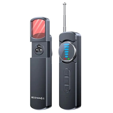 كاشف كاميرات التجسس المحمول - ماسح إشارات RF لاسلكي لأجهزة GPS وGSM والكاميرات المخفية وأجهزة التنصت الصوتية وأجهزة التتبع - جهاز ذكي لكشف ترددات الراديو