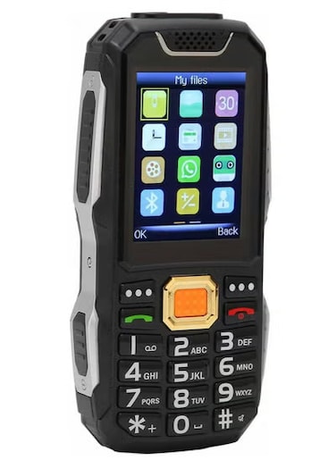 Unlocked Senior Cell Phone with Big Buttons, Dual SIM, Loud Speaker, Built-in Flashlight, and Easy Navigation &ndash; Mobile Phone for Elderly with Dual Standby