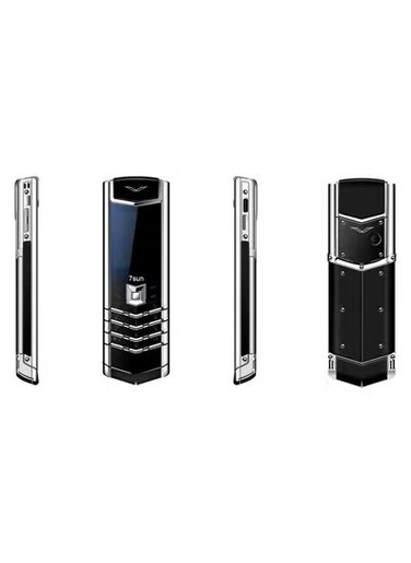 Signature V Luxury Business Phone with Stainless Steel Frame and Sleek Black Finish &ndash; Unlocked Professional Mobile Phone for Executives and Business Travelers