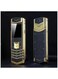 Unlocked Luxury Mini Phone for Seniors with Dialer Keypad and Leather Back Cover &ndash; GSM Compatible Golden Cell Phone &ndash; Wholesale Friendly