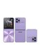 4 SIM Card Flip Mobile Phone &ndash; 2G GSM Cell Phone with Call Recording, Speed Dial, FM Radio, Magic Voice, Torch, Type-C Charging &ndash; 180&deg; Foldable Purple Phone