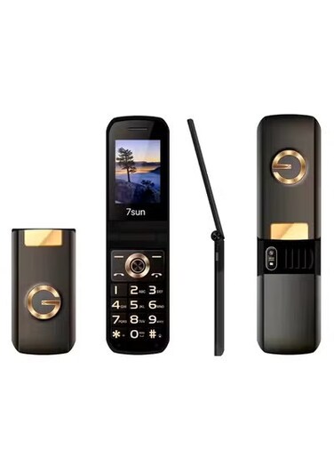 Unlocked Flip Phone for Seniors &ndash; Big Buttons, Speed Dial, Dual Magnetic Speakers, Widescreen Display, Hearing Aid Compatible, Long Battery Life, SOS Emergency Button