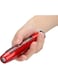 Multifunctional Dual SIM Mini Mobile Phone &ndash; 0.96-Inch Display, Built-In Lighter and Torch, Stylish Pen-Shaped Design, Dual Standby, Elegant Red Color
