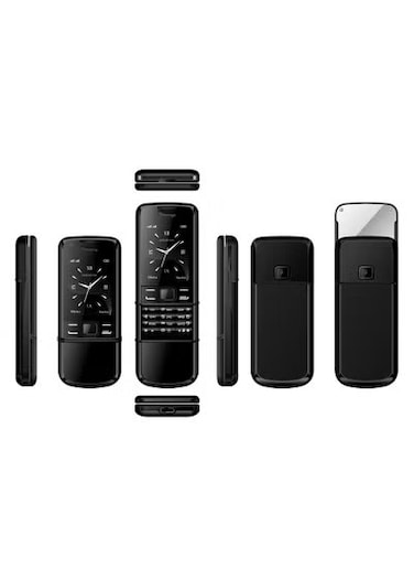 Luxury Slider Mobile Phone &ndash; Classic Retro Design with Durable Keypad, Dual SIM, Unlocked GSM Compatibility, Long Battery Life, Compact and Lightweight &ndash; Black