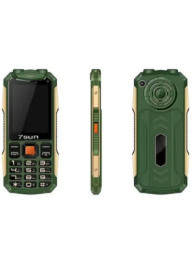 Hope 2G Button Mobile Phone &ndash; Unlocked GSM Cell Phone with Quad SIM Support, 4500mAh Battery, Bluetooth, Flashlight, FM Radio, HD Display, Durable Keypad Phone