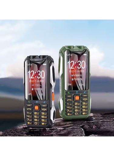 Hope 4G Button Mobile Phone &ndash; 3.5-Inch Display, 10000mAh Battery, Dual SIM, WiFi, Bluetooth, Flashlight, Camera, Unlocked GSM Feature Phone for Seniors, Basic Use