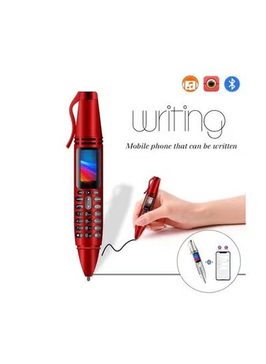 Hope Pen-Type Mini Rechargeable Cell Phone &ndash; Dual SIM GSM Mobile with 0.95-Inch Display, Camera, Flashlight, Supports up to 32GB TF Card &ndash; Compact Pocket Phone