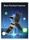 Slim Folding Mobile Phone &ndash; Unlocked GSM Flip Phone with 4 SIM Standby, 2.4-Inch Display, Flashlight, Speed Dial, FM Radio, and Magic Voice Feature
