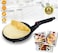 Non-Stick Electric Crepe Maker, Portable Handheld Crepe Pan, with Nonstick Coating and Egg Beater, Thermostatic Control, for Crepes, Pancakes, Tortillas