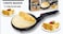 Non-Stick Electric Crepe Maker, Portable Handheld Crepe Pan, with Nonstick Coating and Egg Beater, Thermostatic Control, for Crepes, Pancakes, Tortillas