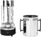 6 Skewers, 400-500 &deg;C Rotisserie Electric Grill for BBQ, Table Grill, Kebab