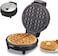 Waffle Iron, Double Waffle Iron for 4 Waffles, 7 Levels Temperature Control, Waffle Maker with Non-Stick Coating,