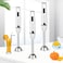 Stainless Steel Hand Blender, 400W Electric Stick Blender with Mixing Blade, Detachable Blending Leg, Household Handheld Electric Stirrer for Baby Food, Smoothies, Soup, Milkshake White