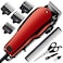 Corded Waterproof Professional Big High Power Hair Clipper Beard Mustache Hair Trimmer Shaver Cutter Cleaner For Men Salon approved Electric Razor Multicolor