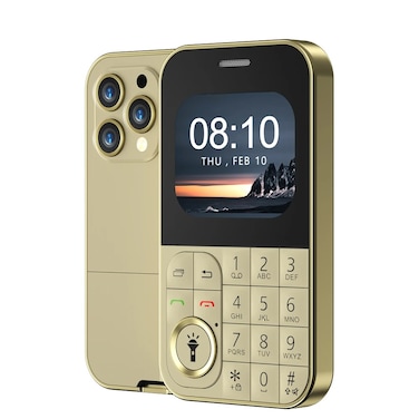 Unlocked Mini Mobile Phone with Speed Dial Keypad, Dual SIM Card Support, Compact and Lightweight Design