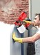 Electric Spray Gun 21V Handheld Adjustable High Pressure Paint Sprayer with 800ml Large Capacity Tank for Home, Furniture, and Car Painting