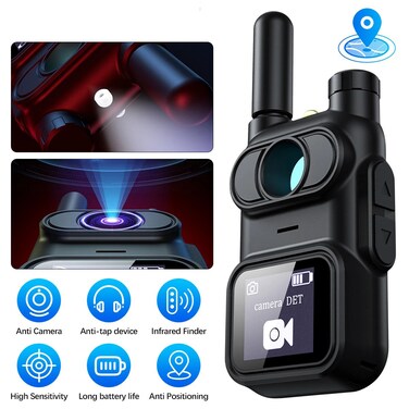 جهاز كشف ترددات الراديو اللاسلكية لمكافحة التجسس - جهاز كشف حشرات GSM وGPS لحماية الخصوصية