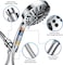 High Pressure 10 Spray Mode Handheld Shower Head with Filter and Hose for Hard Water, Removes Chlorine and Impurities, Adjustable Filtered Showerhead for Bathroom