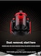 Bagless Canister Cyclonic Vacuum Cleaner, 1200W Electric Dust Catcher with HEPA Filter, 2.2L Large Dust Canister &amp; Retractable Cord