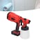Portable Automatic High-Pressure Paint Spray Gun, 38000RPM, 21V, Spraying Distance 100-200cm, 800ml Capacity, Adjustable for Efficient Painting Projects
