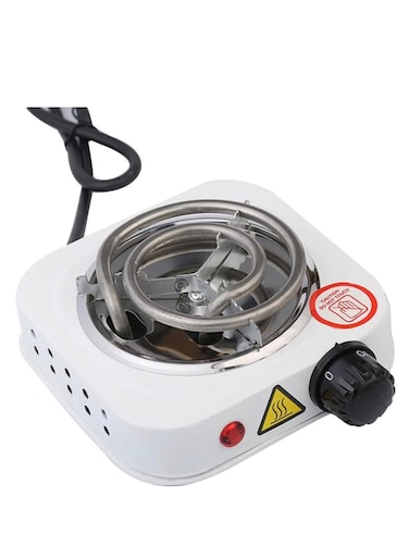 1000W Single Hot Grill Cast Iron, 13.5cm, Durable and Efficient Electric Griddle for Indoor Cooking, Non-stick Surface