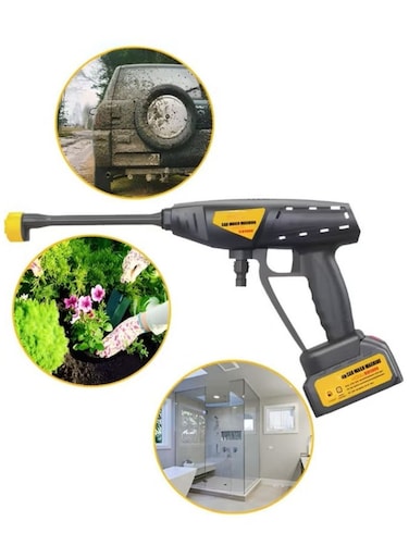 Cordless High Pressure Electric Washer &ndash; Portable Car Washer Pressure Pump with 6 Spray Modes, Strong Water Pressure, Long Battery Life, Soap Bottle