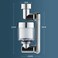 Rotatable Faucet Aerator with Robotic Arm, Anti-Splash Swivel Extender for Bathroom and Kitchen Sink, Shampoo