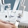 Rotatable Faucet Aerator with Robotic Arm, Anti-Splash Swivel Extender for Bathroom and Kitchen Sink, Shampoo