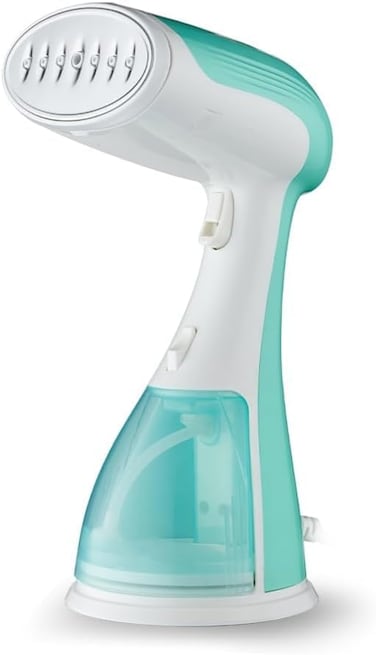 Handheld Hanging Ironing Machine 2-in-1 Garment Steamer and Dry Iron, 300ML Portable Fabric Steamer for Clothes, Curtains, and Travel Use
