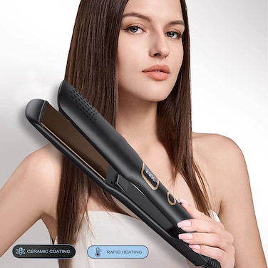 Professional LED Display Electric Hair Straightener with Adjustable Temperature, High Quality MCH Ceramic Plate Flat Iron for Smooth and Shiny Hair
