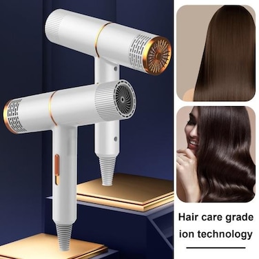 Household Hair Dryer 800W High-Power Blow Dryer with Blue Light and Negative Ion Technology, Quick Drying and Low Noise Hair Care for Women and Men