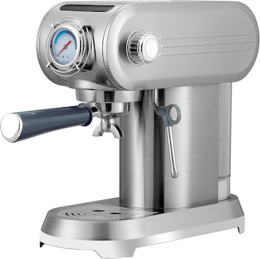 Professional Stainless Steel Espresso Machine &ndash; Home Coffee Maker for Barista-Style Brewing