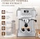 20 Bar Espresso Coffee Machine &ndash; Stainless Steel Home Coffee Maker for Espresso, Latte, Cappuccino, and Turkish Coffee Brewing