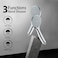 3-Functions Stainless Steel Sliding Bar Shower Set &ndash; Chrome Finish Bathroom Handheld Shower with Adjustable Height, Flexible Hose, and Multi-Spray Modes