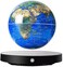 6-Inch Magnetic Floating Globe &ndash; Gravity Rotating Multi-Color Earth Globe with Clock Base and Touch Switch, Home &amp; Office Desk Decoration