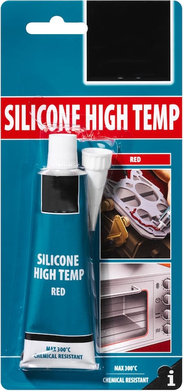 Silicone High Temp Sealant &ndash; 60ml Tube, Heat Resistant Gasket Maker for Automotive, Industrial, and Household Repairs