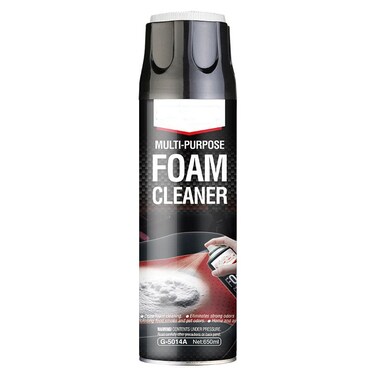منظف ​​متعدد الأغراض - بخاخ رغوي للتنظيف العميق للمقاعد الداخلية للسيارة، ولوحة القيادة، والمفروشات، والجلد، والأقمشة، والأسطح البلاستيكية