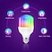 Smart RGB LED Light Bulb &ndash; Dimmable WiFi Bulb with 5000K Daylight &amp; 3000K Warm White Color Temperatures, App and Voice Control
