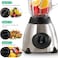 High Power Blender 2800W with 1.5L Glass Cup &ndash; 5 Speed Settings and Stainless Steel Blades for Smoothies, Juices, Shakes, and Food Preparation