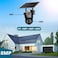 HD 8MP Solar WiFi Security Camera with Dual Lens &ndash; Outdoor Wireless CCTV with Motion Detection, Auto Tracking, Night Vision, Dual Screen View, Easy Setup,