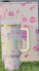 40oz Stainless Steel Insulated Tumbler &ndash; Floral Design, Hot &amp; Cold Beverage Mug, Perfect Gift