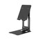 Adjustable Tablet &amp; Phone Holder Stand &ndash; Carbon Steel, Height &amp; Angle Adjustable, Folding, Stable Design
